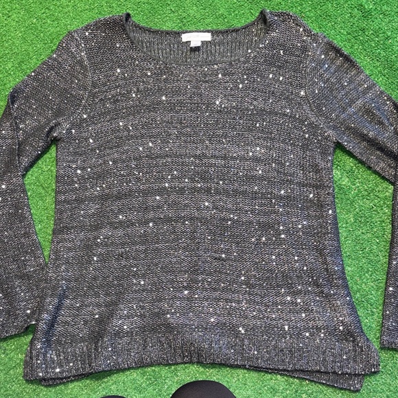 Jaclyn Smith Sweaters - Women's Gray shimmering Sweater